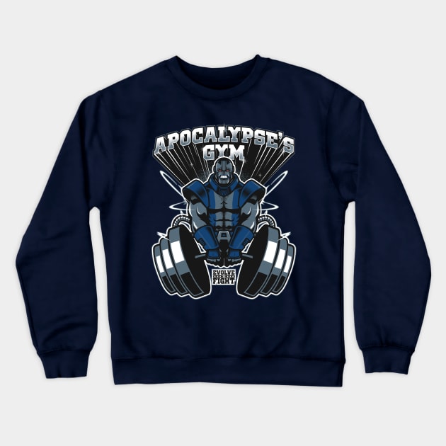 Apocalypse's gym Crewneck Sweatshirt by Akiwa